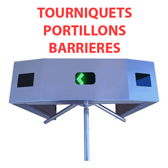 Tourniquets, portillons, et barrières pour contrôle d'accès